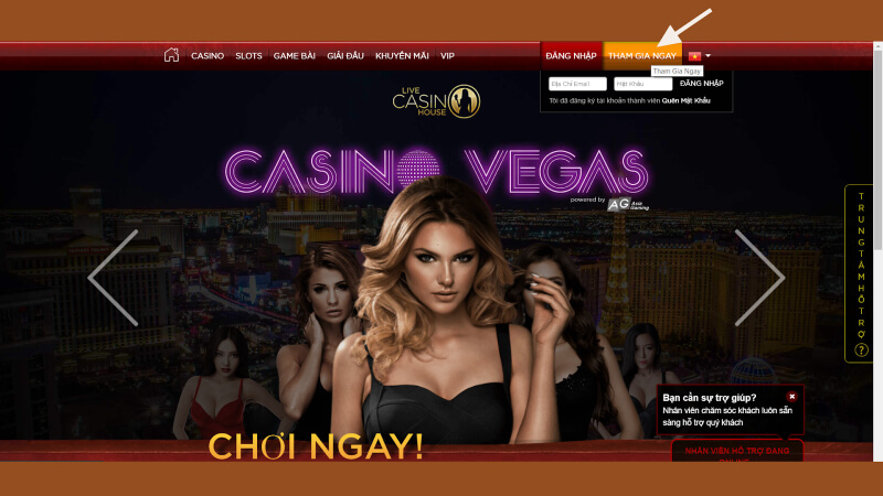 Sòng bài đẳng cấp quốc tế Casino Vegas