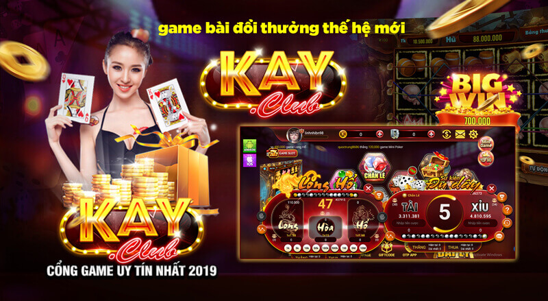 Kay Club - Hội tụ những sản phẩm game bài hot hit trên thị trường cá cược Việt Nam - 789 Club